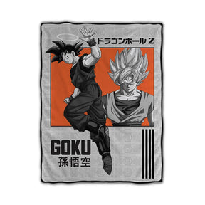 Dragon Ball Z Goku Super Saiyan 45 x 60 inches Fleece Blanket