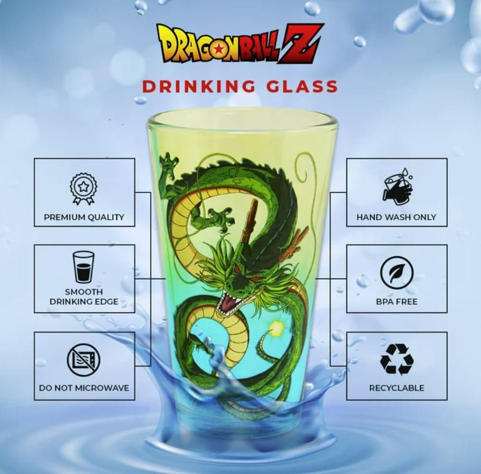 Dragon Ball Super Goku 2-Piece 16oz Pint Glass Set