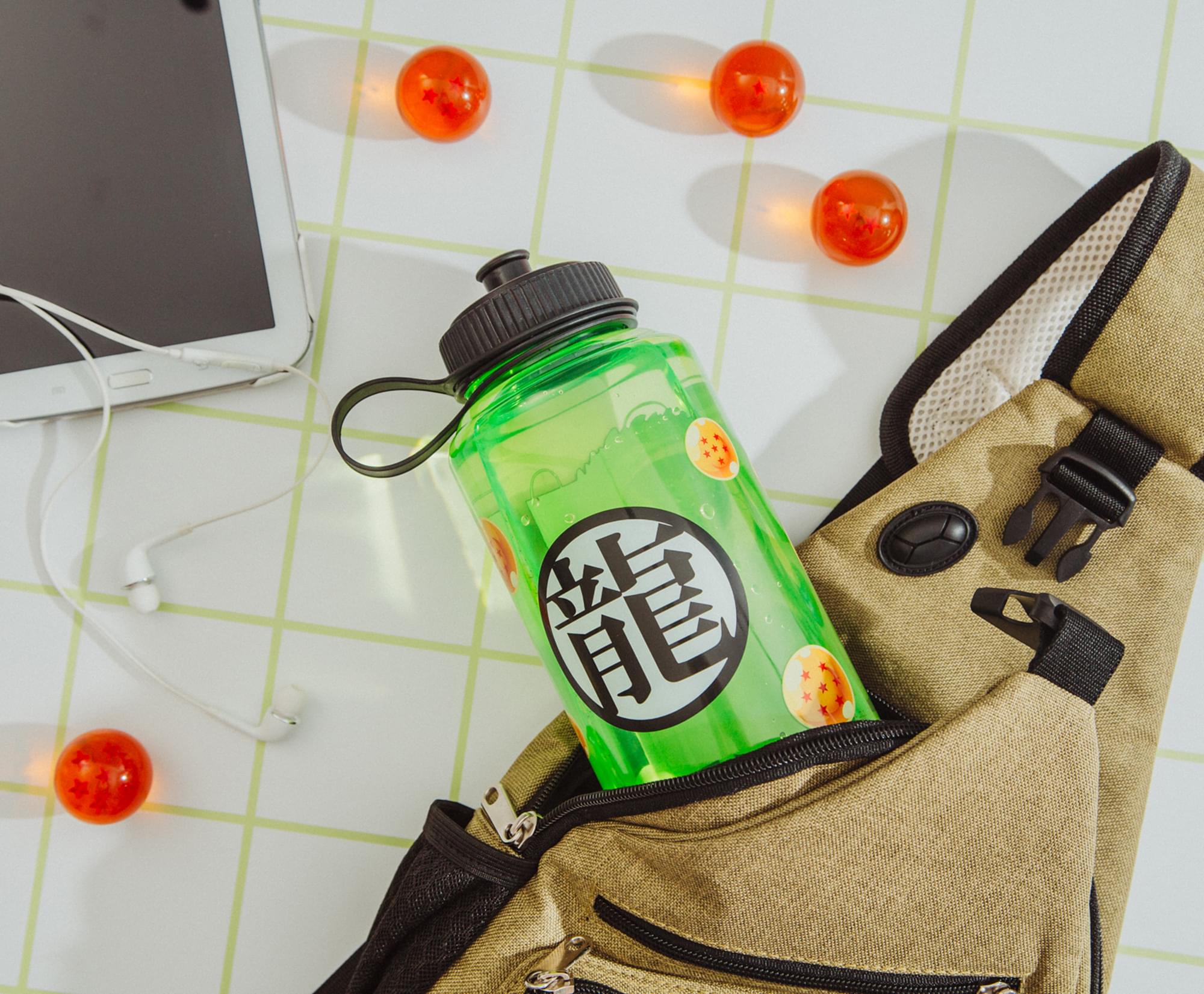 Dragon Ball Z Shenron Water Bottle With Sports Cap | Holds 32 Ounces