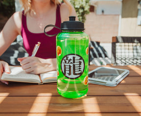 Dragon Ball Z Shenron Water Bottle With Sports Cap | Holds 32 Ounces