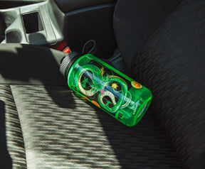 Dragon Ball Z Shenron Water Bottle With Sports Cap | Holds 32 Ounces