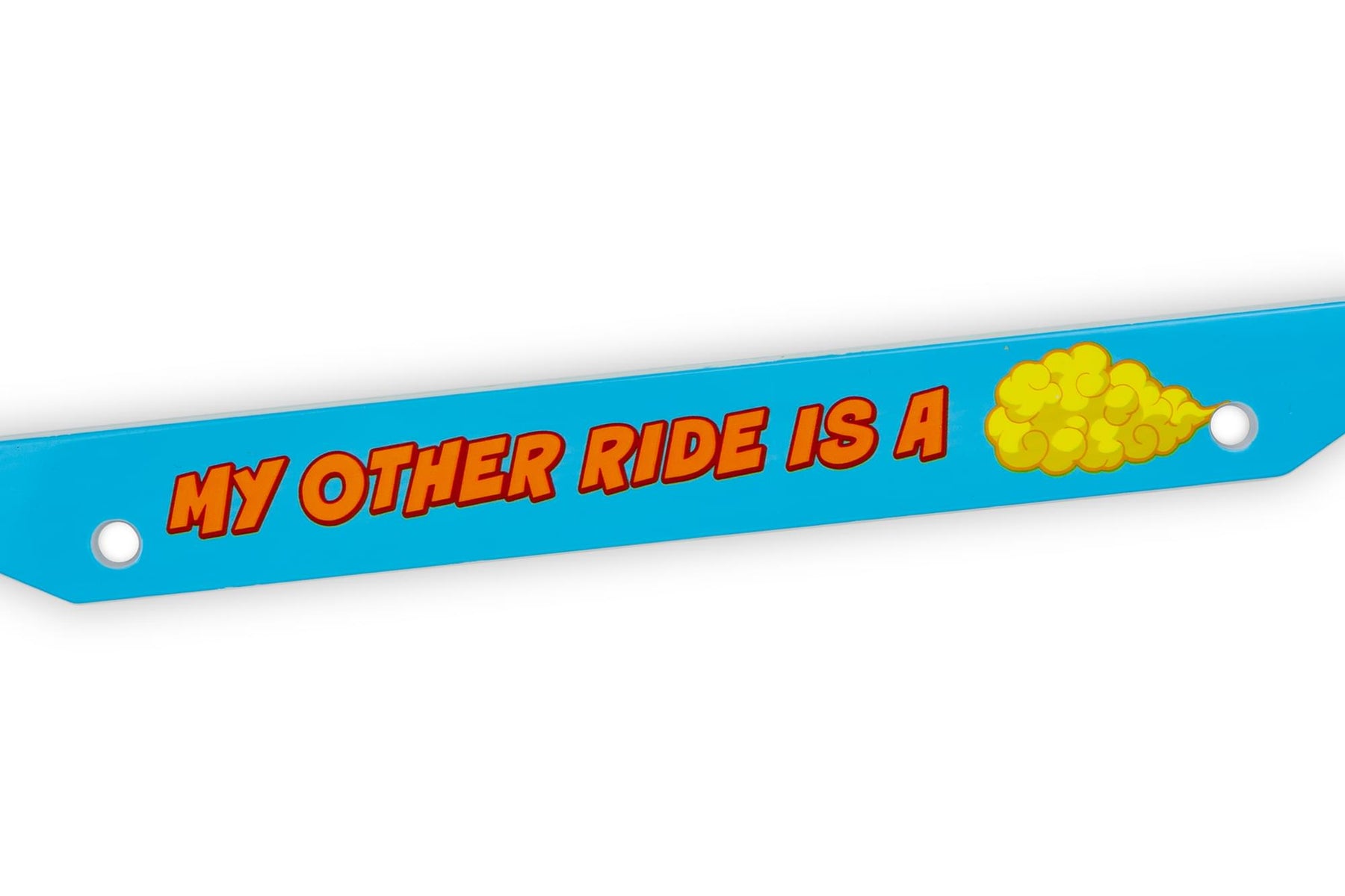 Dragon Ball Z License Plate Frame | My Other Ride Is A Flying Nimbus Cloud