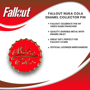 Fallout Nuka Cola Enamel Collector Pin