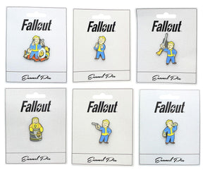 Fallout Enamel Collector Pin Bundle, Set of 6