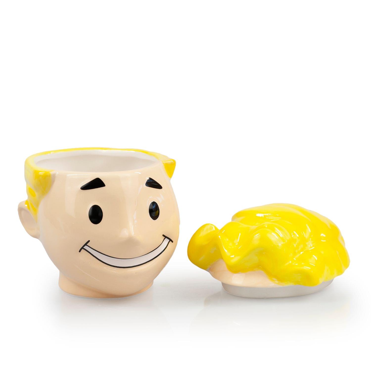 Fallout Collectibles Smiling Vault Boy Cookie Jar | Fallout 3D Ceramic Jar