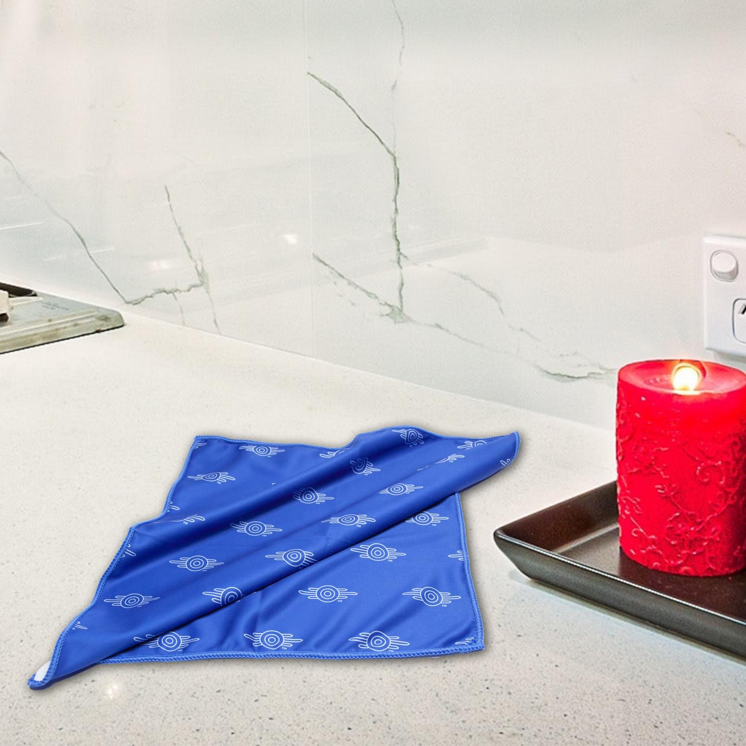 Fallout Vault-Tec Logo Microfiber Screen Cleaning Cloth