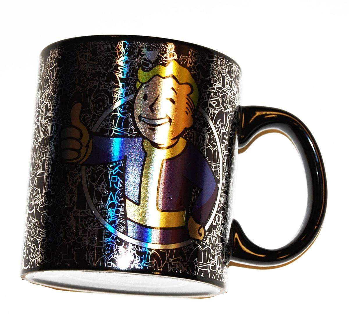 Fallout Vault Boy Thumbs Up Foil 20 oz Coffee Mug