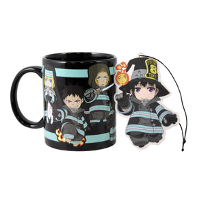 Fire Force Company 8 GITD 11oz Coffee Mug and Air Freshener Set