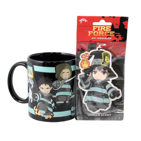 Fire Force Company 8 GITD 11oz Coffee Mug and Air Freshener Set