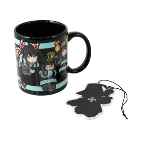 Fire Force Company 8 GITD 11oz Coffee Mug and Air Freshener Set