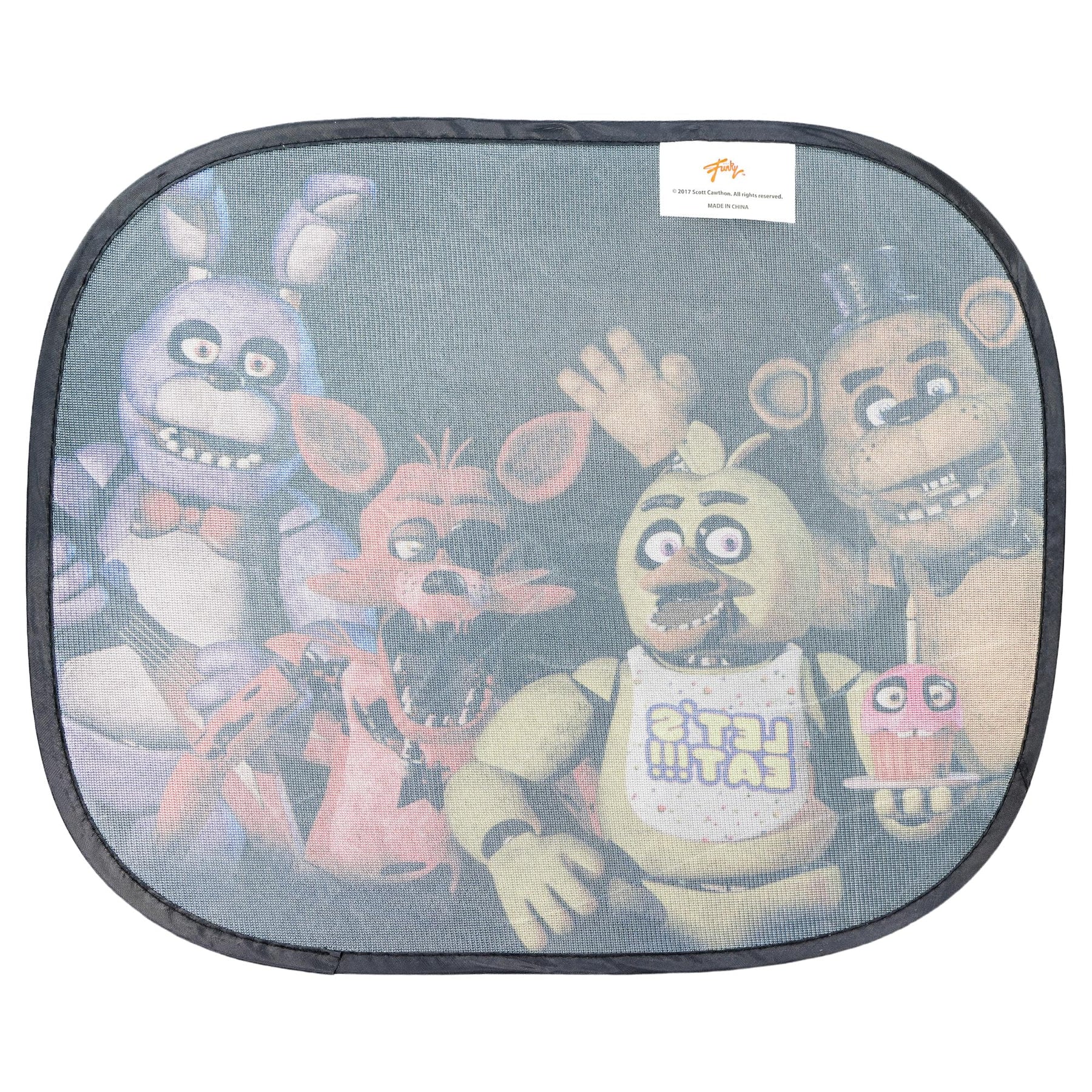 Five Nights at Freddy Side Window Auto Sunshades - 2 Pieces