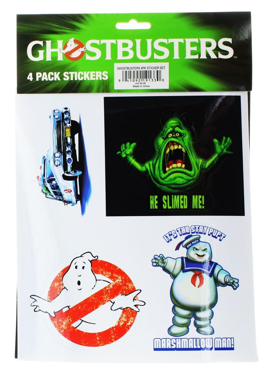 Ghostbusters Sticker 4-Pack