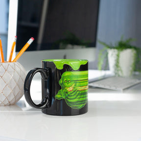 OFFICIAL Ghostbusters Coffee Mug | Glow-In-The-Dark Slimer | Ceramic 20 Oz. Cup