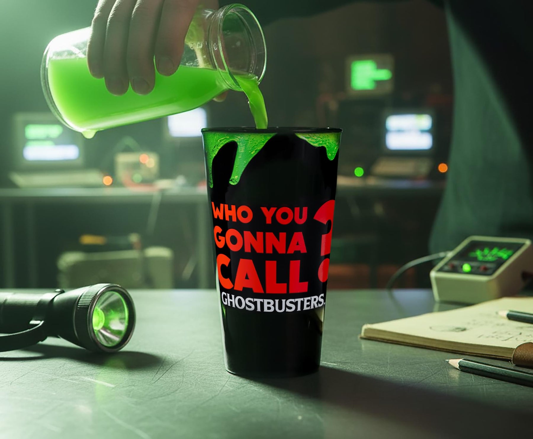 Ghostbusters Who You Gonna Call 16oz Pint Glass