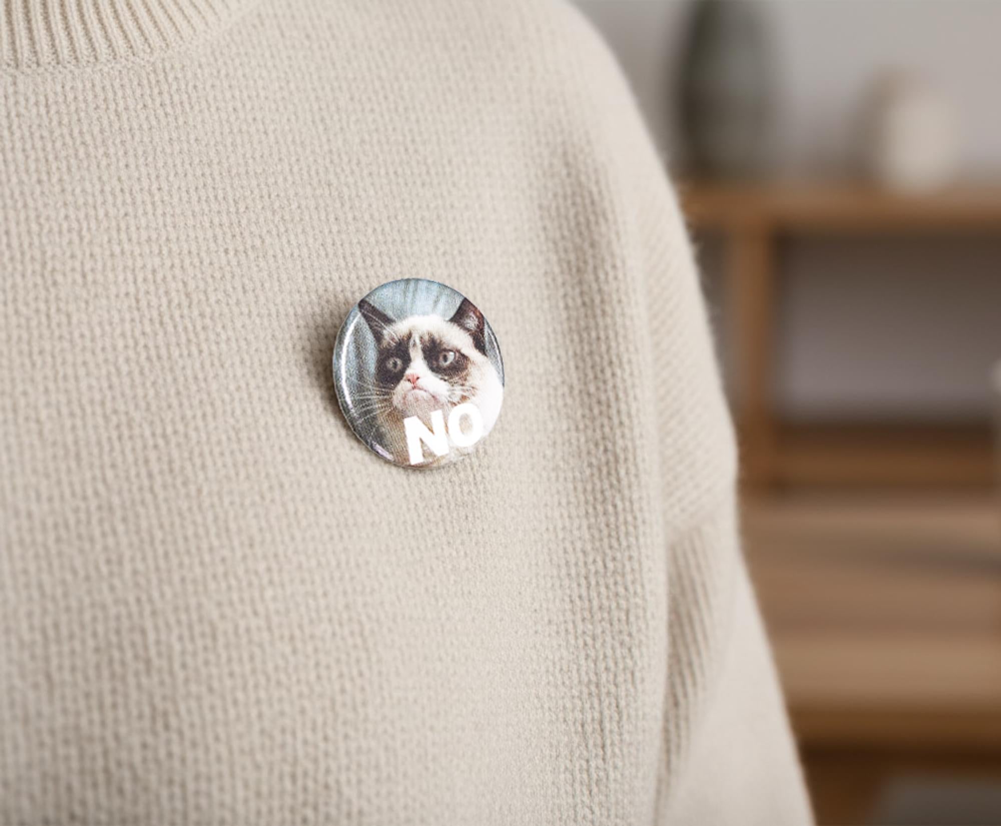 Grumpy Cat No Button