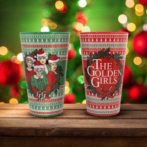 The Golden Girls Holiday 16oz Pint Glasses | Set of 2