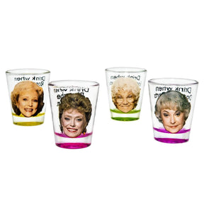 The Golden Girls 2oz Shot Glass Set of 4