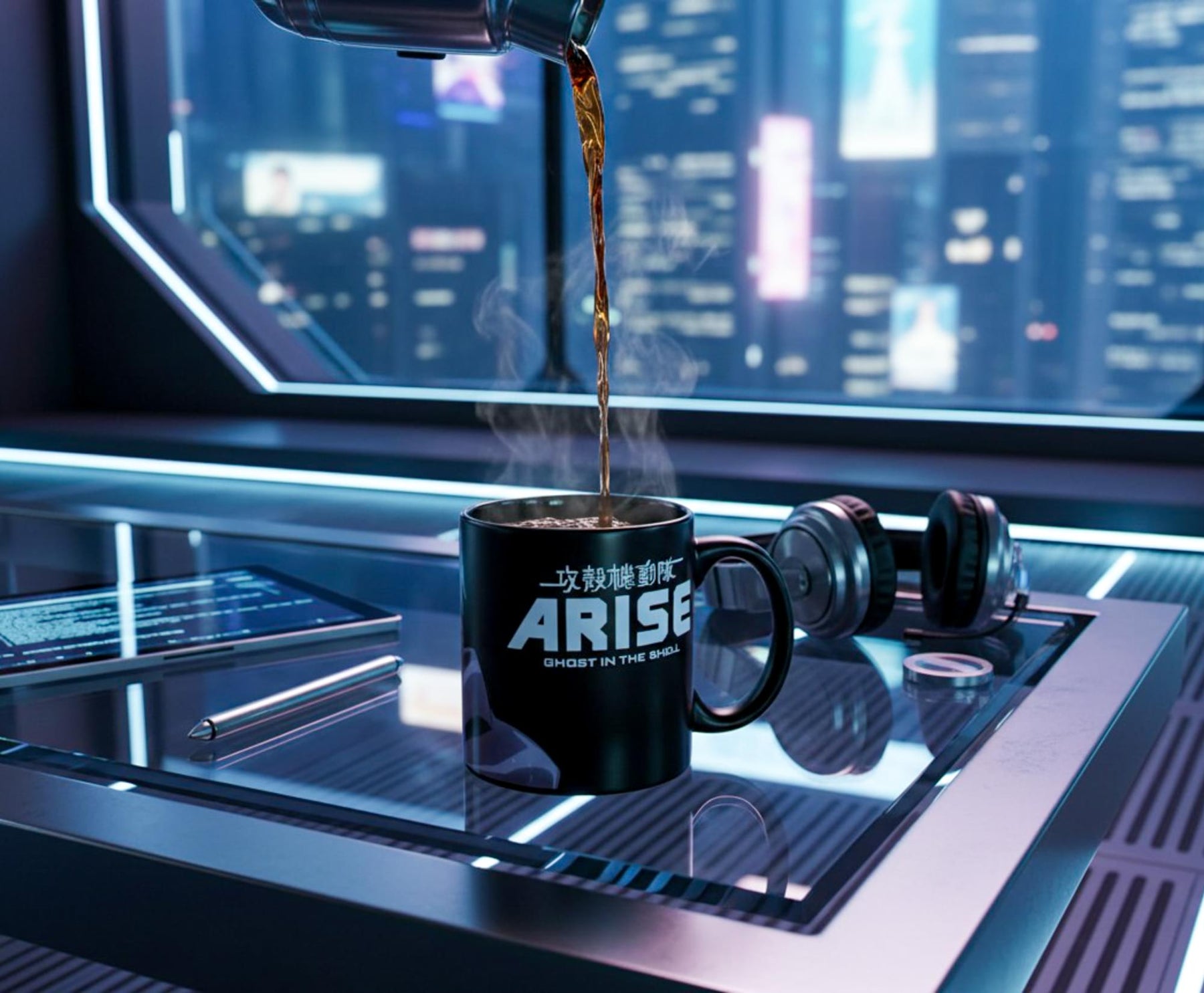 Ghost In The Shell Arise Motoko 16oz Ceramic Coffee Mug