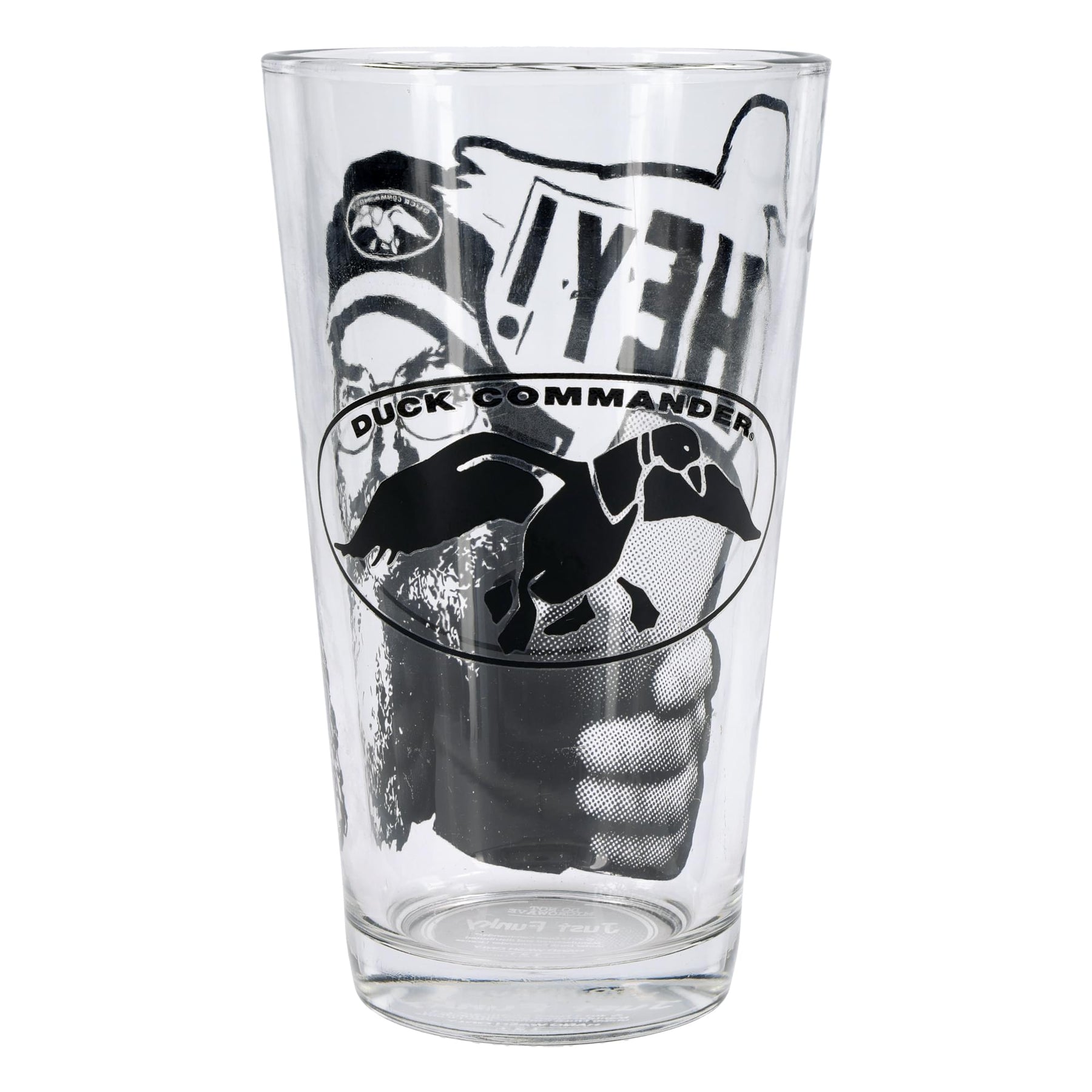 Duck Commander Si Hey Jack 16 Ounce Clear Pint Glass