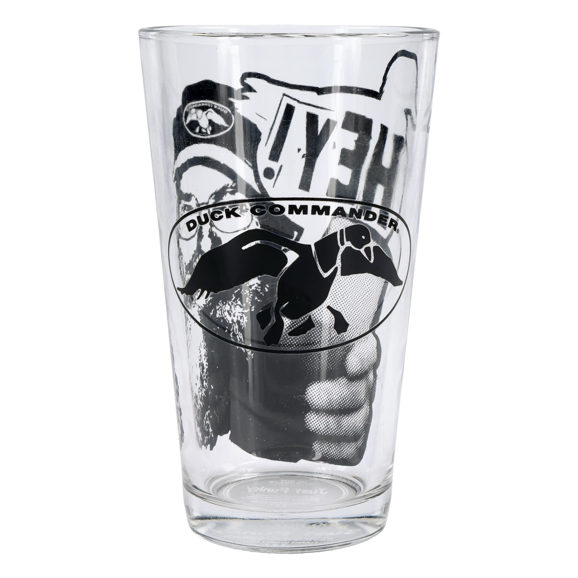 Duck Commander Si Hey Jack 16 Ounce Clear Pint Glass