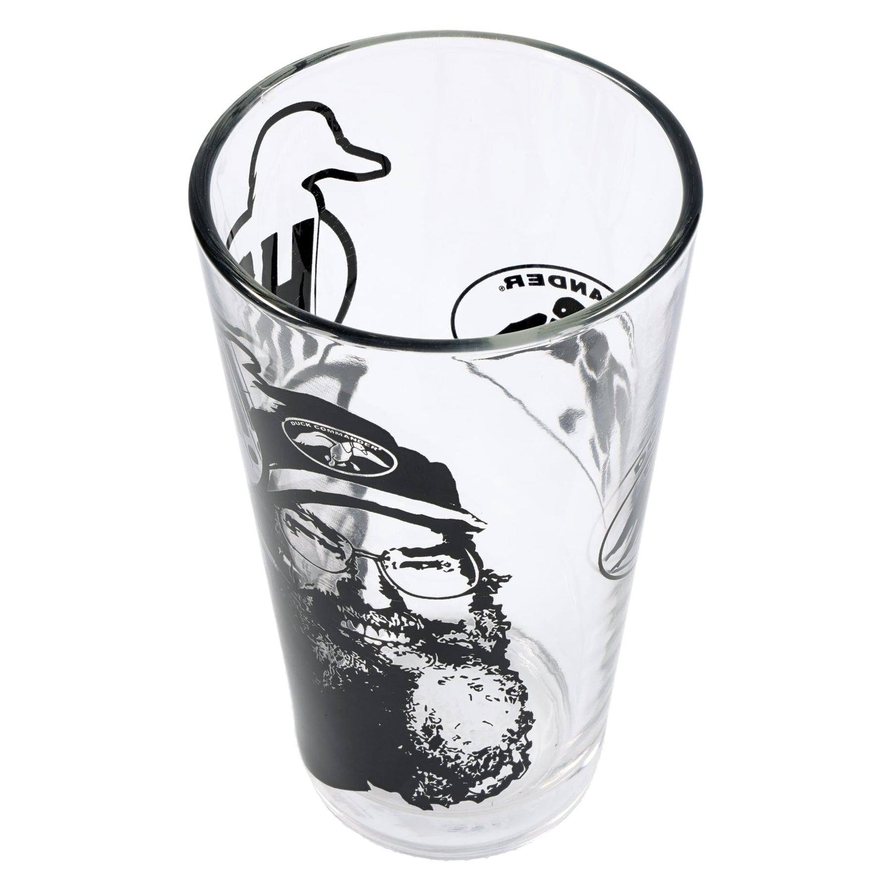 Duck Commander Si Hey Jack 16 Ounce Clear Pint Glass
