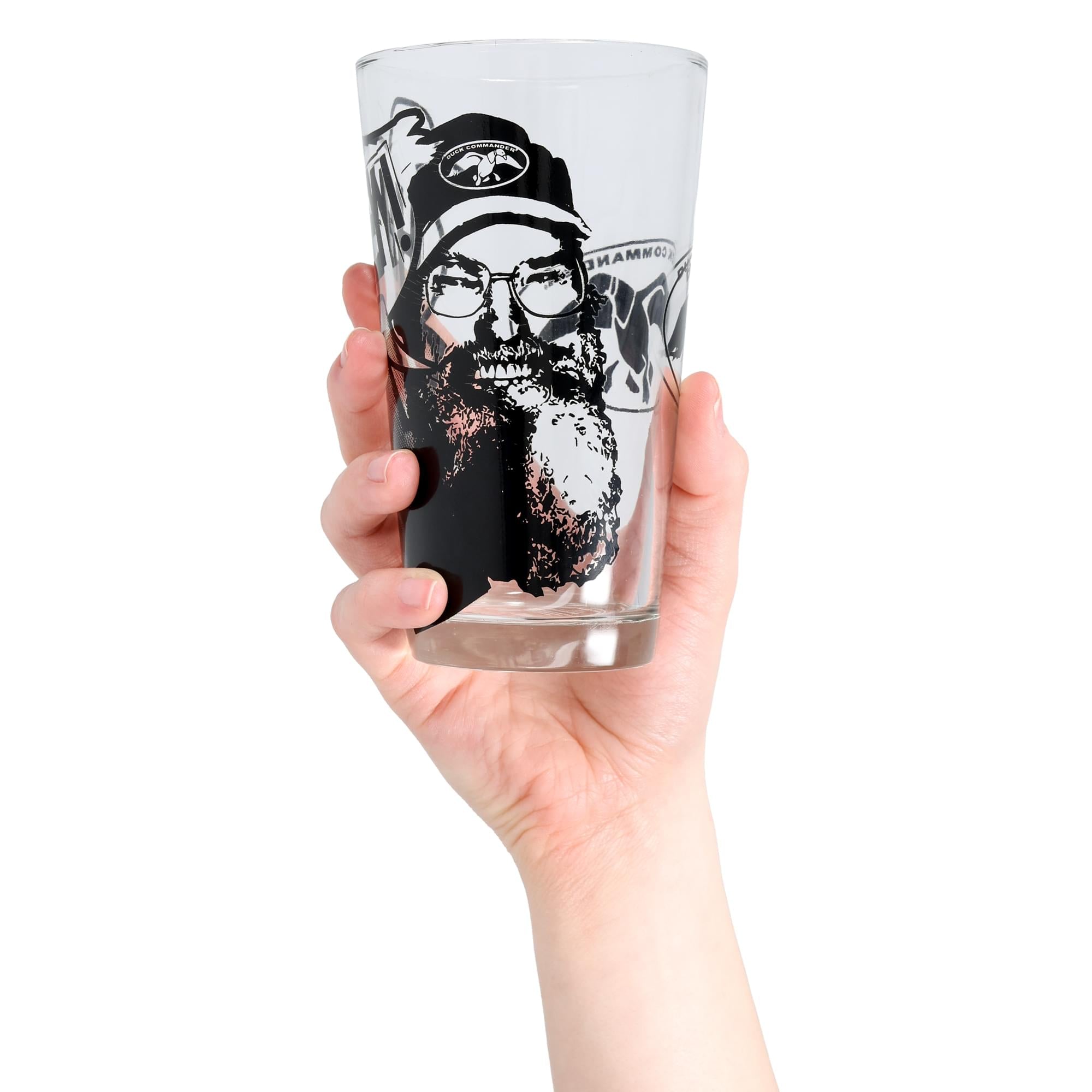 Duck Commander Si Hey Jack 16 Ounce Clear Pint Glass