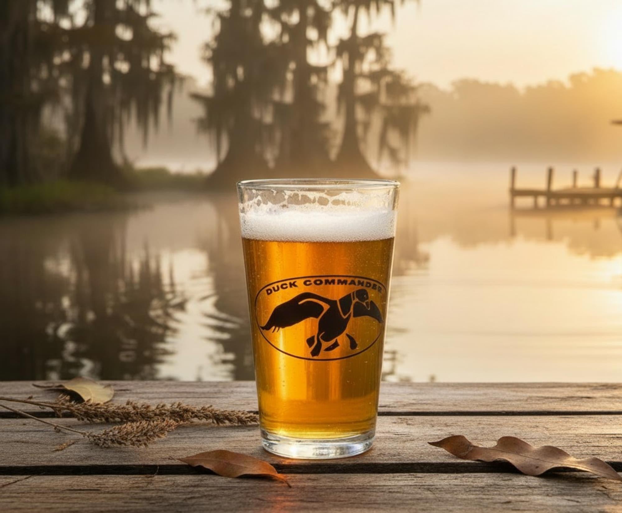 Duck Commander Si Hey Jack 16 Ounce Clear Pint Glass