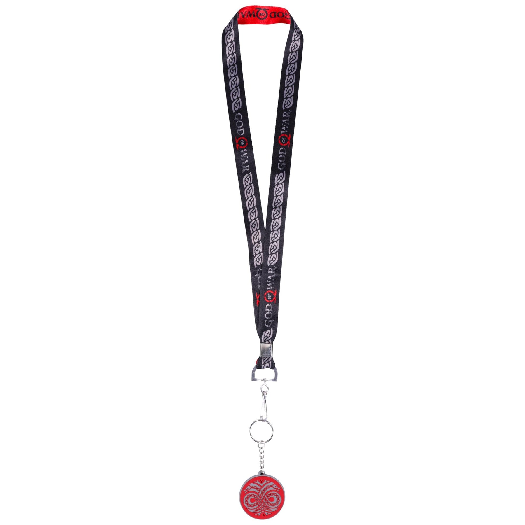 God of War 2018 Logo Lanyard with ID Tag and Charm