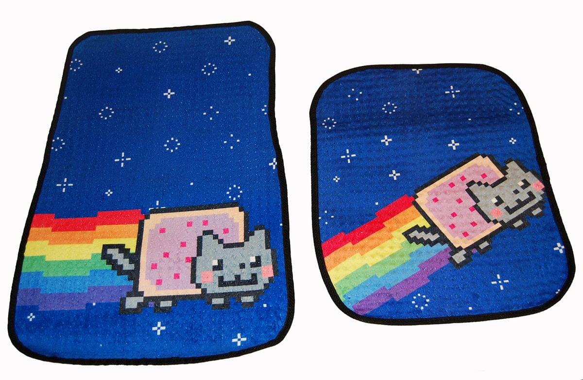 Nyan Cat Car Floor Mats Set