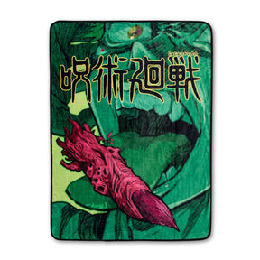 Jujutsu Kaisen Sukuna Finger Microplush Throw Blanket | 45 x 60 Inches