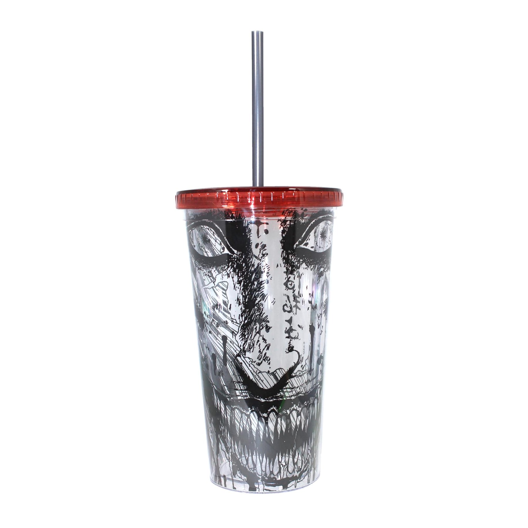 Junji Ito Tomie 20oz Carnival Cup with Lid and Straw