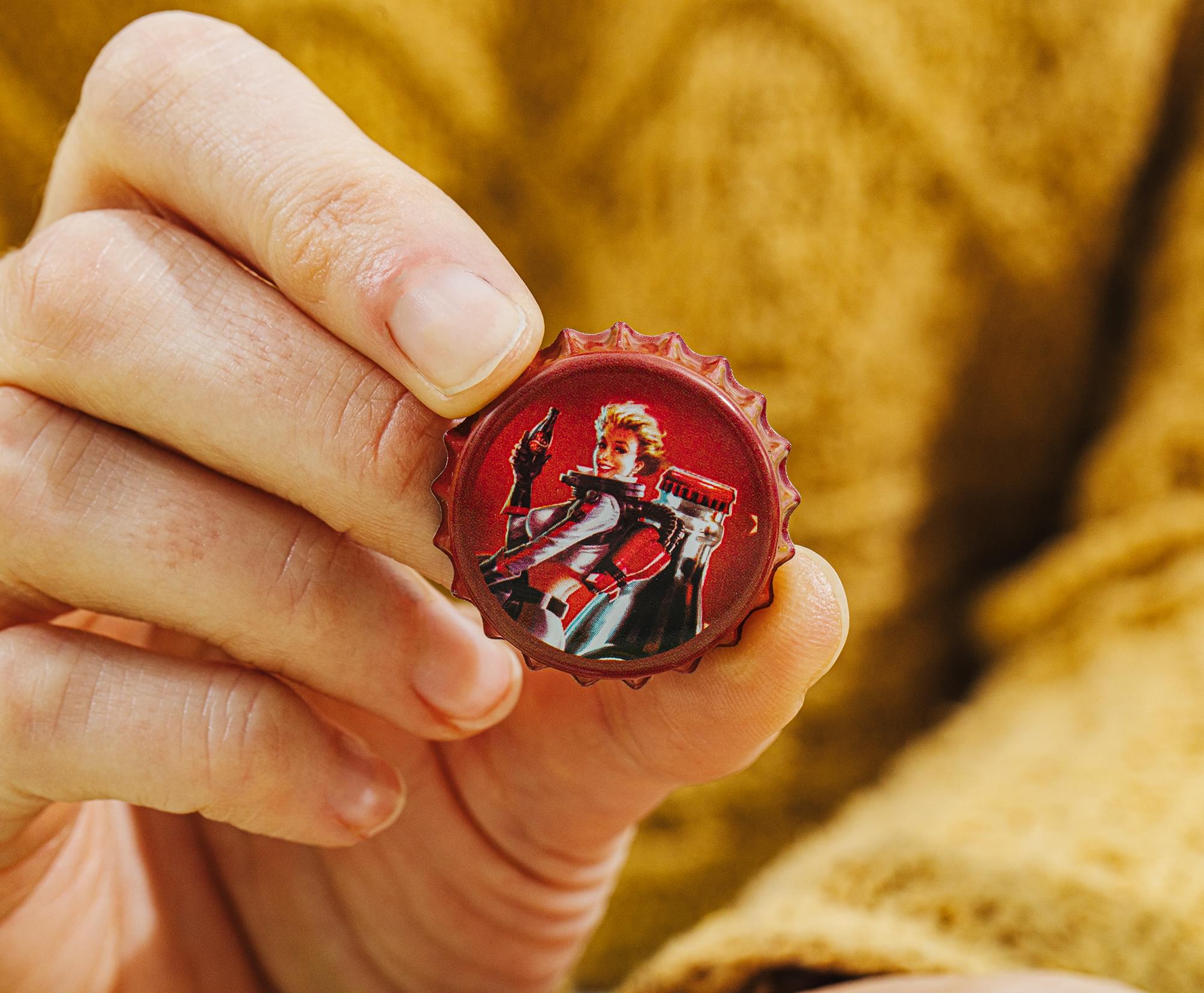 Fallout Nuka-Cola Bottle Cap Magnets | Set of 4