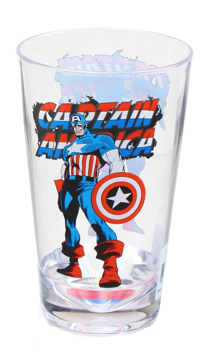 Marvel Retro Captain America 16oz Shatter-Proof Acrylic Cup