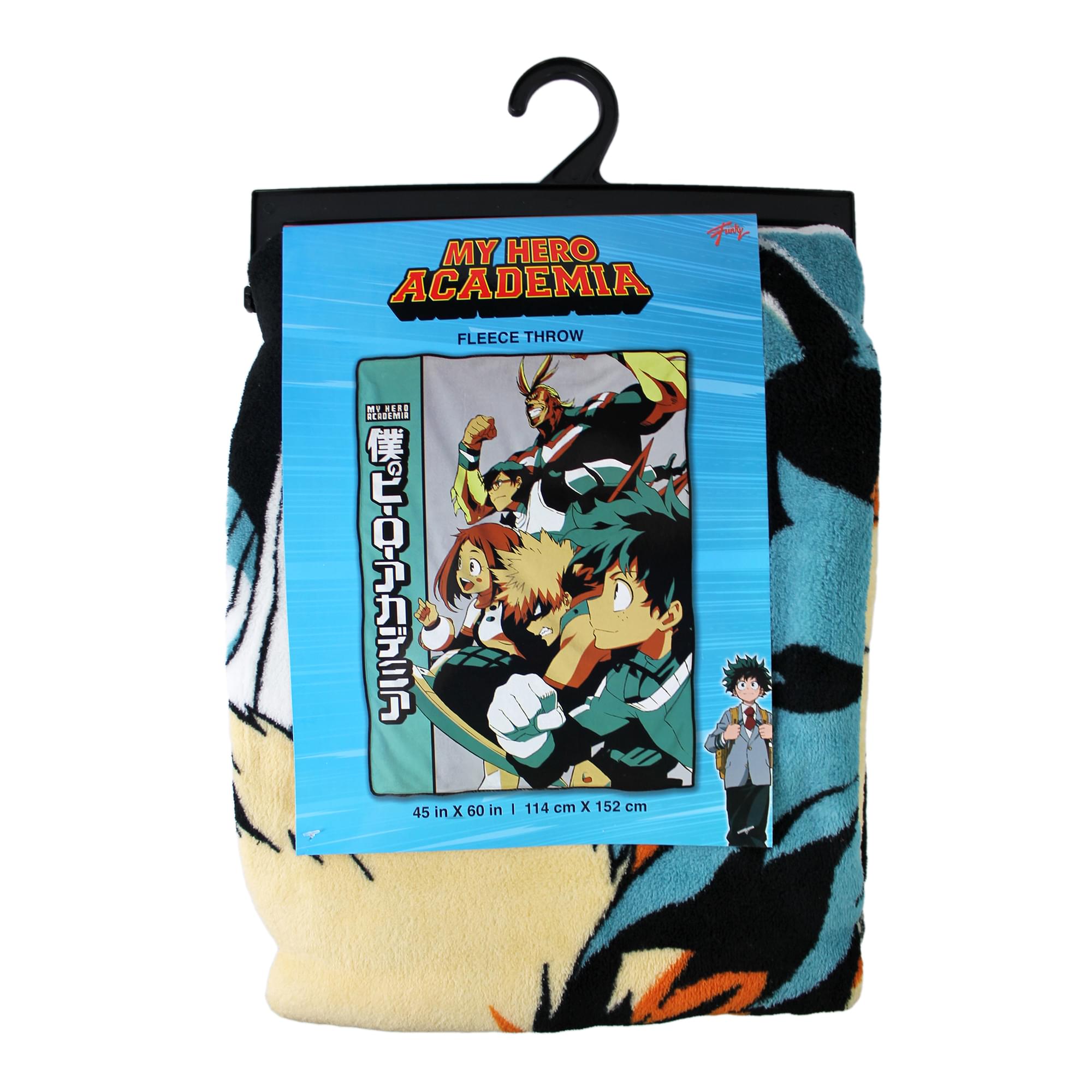 My Hero Academia Plush 45 x 60 Inch Fleece Throw Blanket