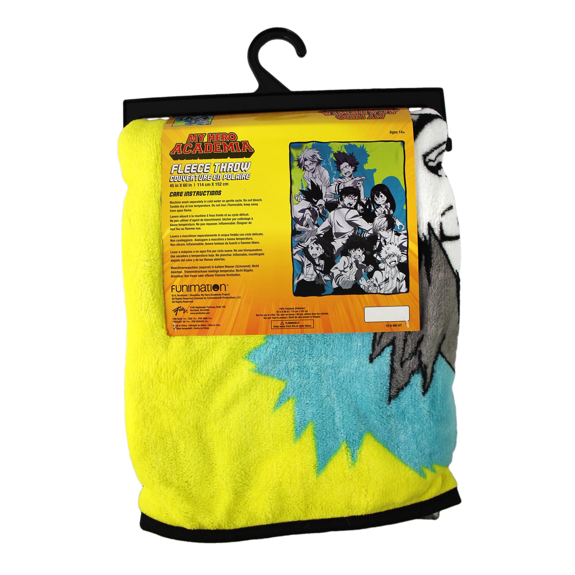 My Hero Academia Deku 45 x 60 Inch Fleece Throw Blanket