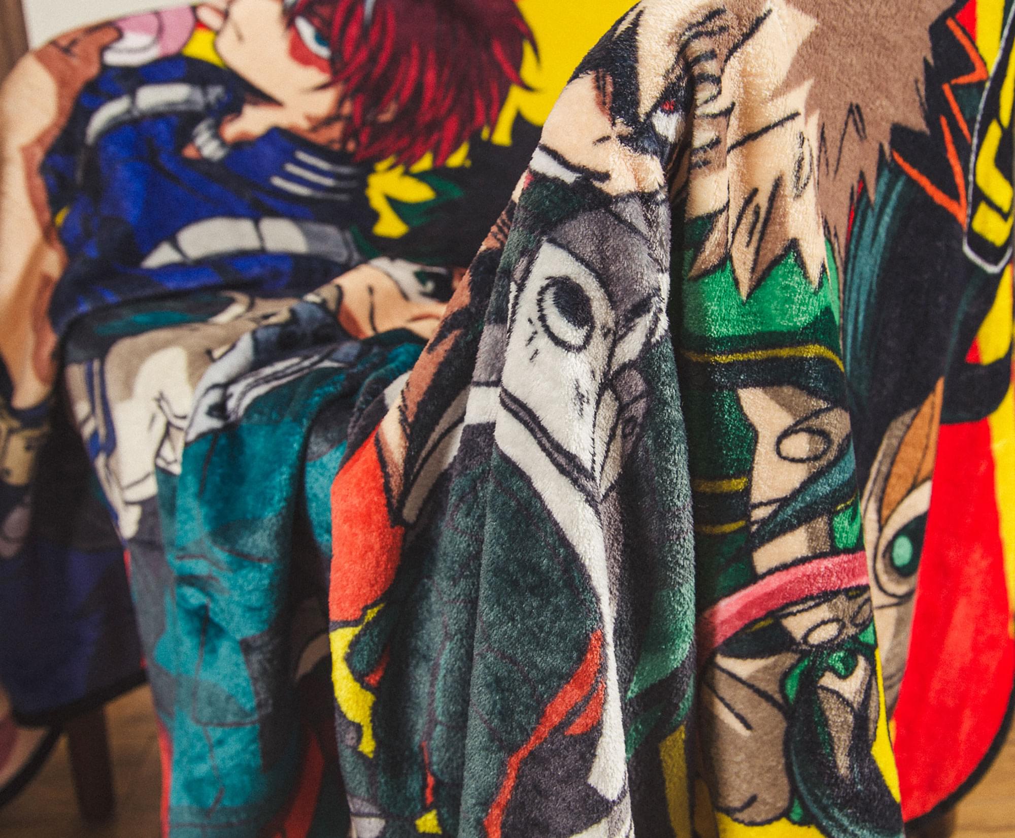 My Hero Academia Characters Fleece Throw Blanket | 45 x 60 Inches