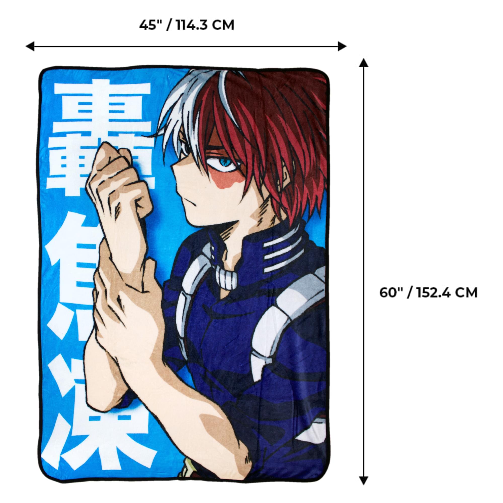 My Hero Academia Shoto Todoroki 45 x 60 Inch Fleece Throw Blanket