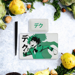 My Hero Academia Deku Sushi Plate Set | Sushi Plate, Soy Sauce Dish, & Chopsticks