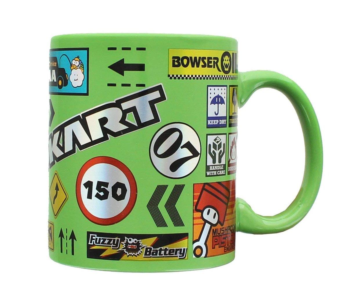 Mario Kart 11oz Foil Print Decal Coffee Mug