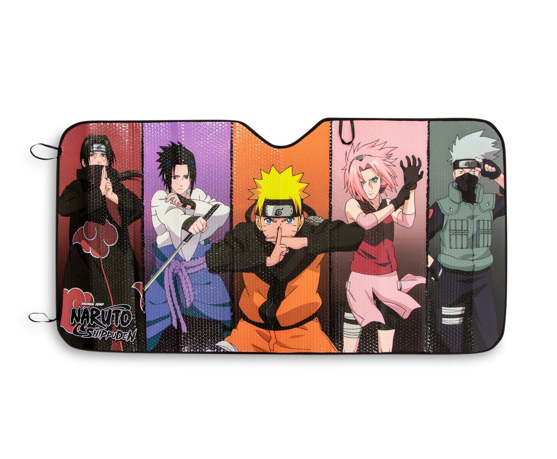Naruto Shippuden Characters Sunshade for Car Windshield | 58 x 28 Inches