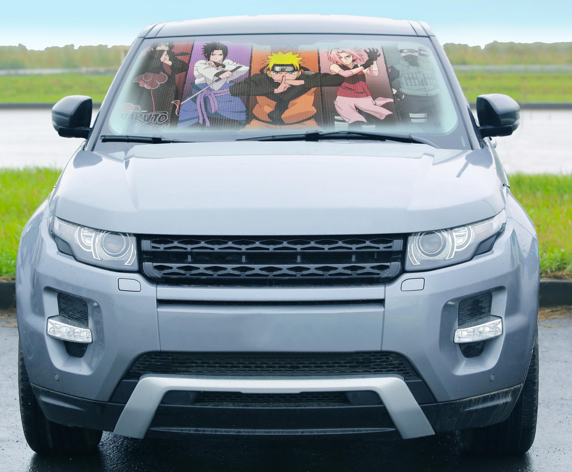 Naruto Shippuden Characters Sunshade for Car Windshield | 58 x 28 Inches