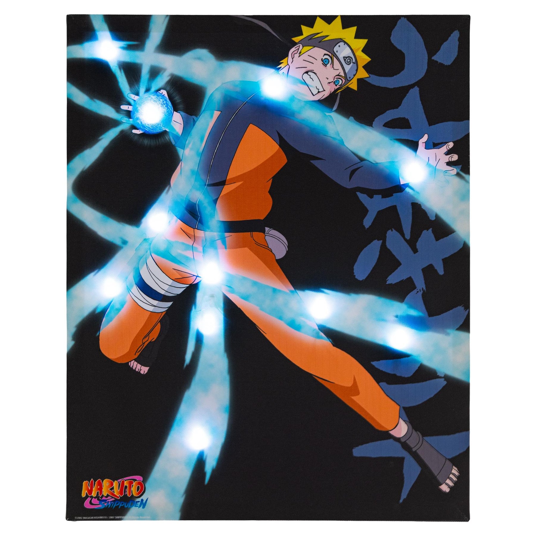 Naruto Shippuden Rasengan 20"x16" Light-Up Canvas Wall Art
