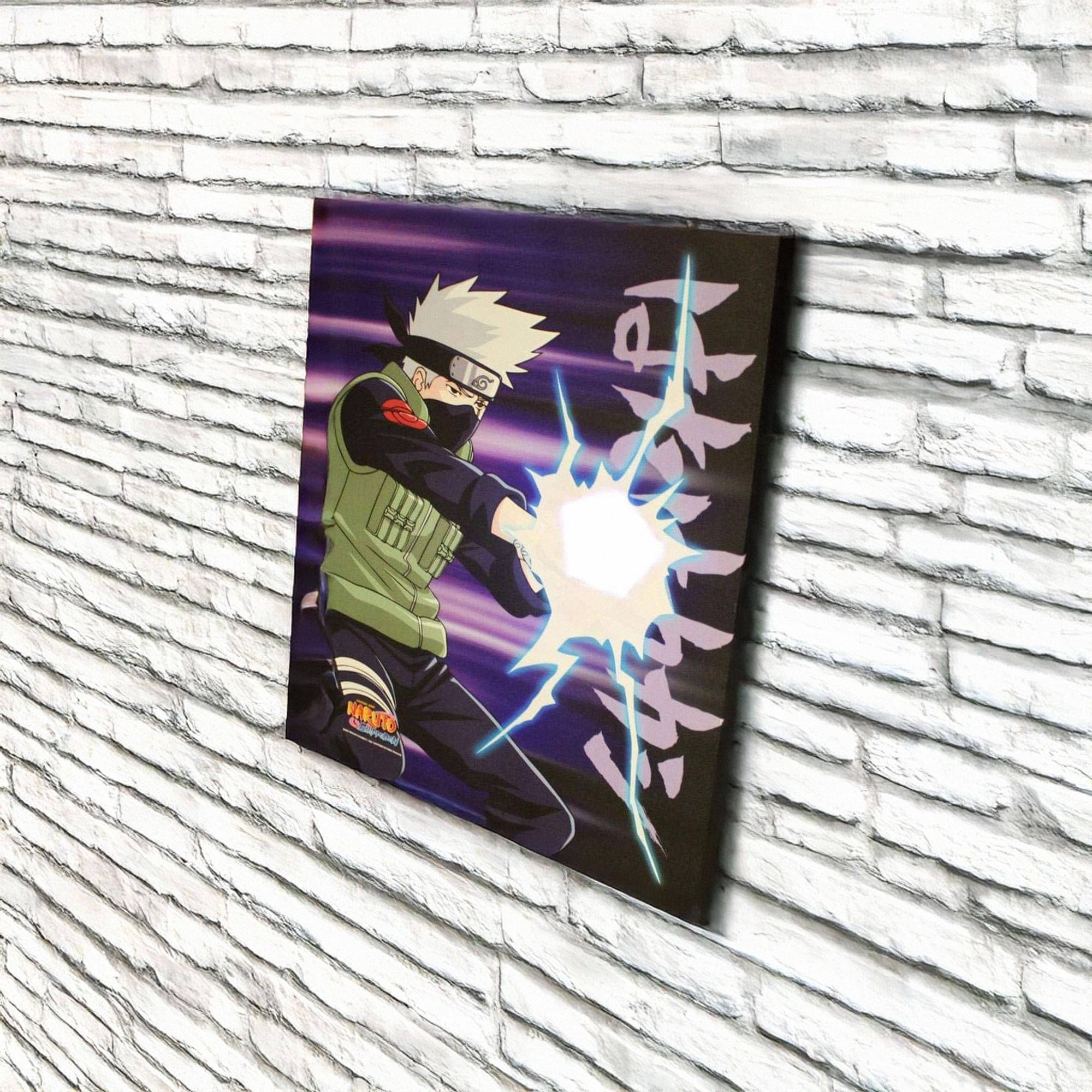 Naruto Shippuden Kakashi Chidori 20"x16" Light-Up Canvas Wall Art