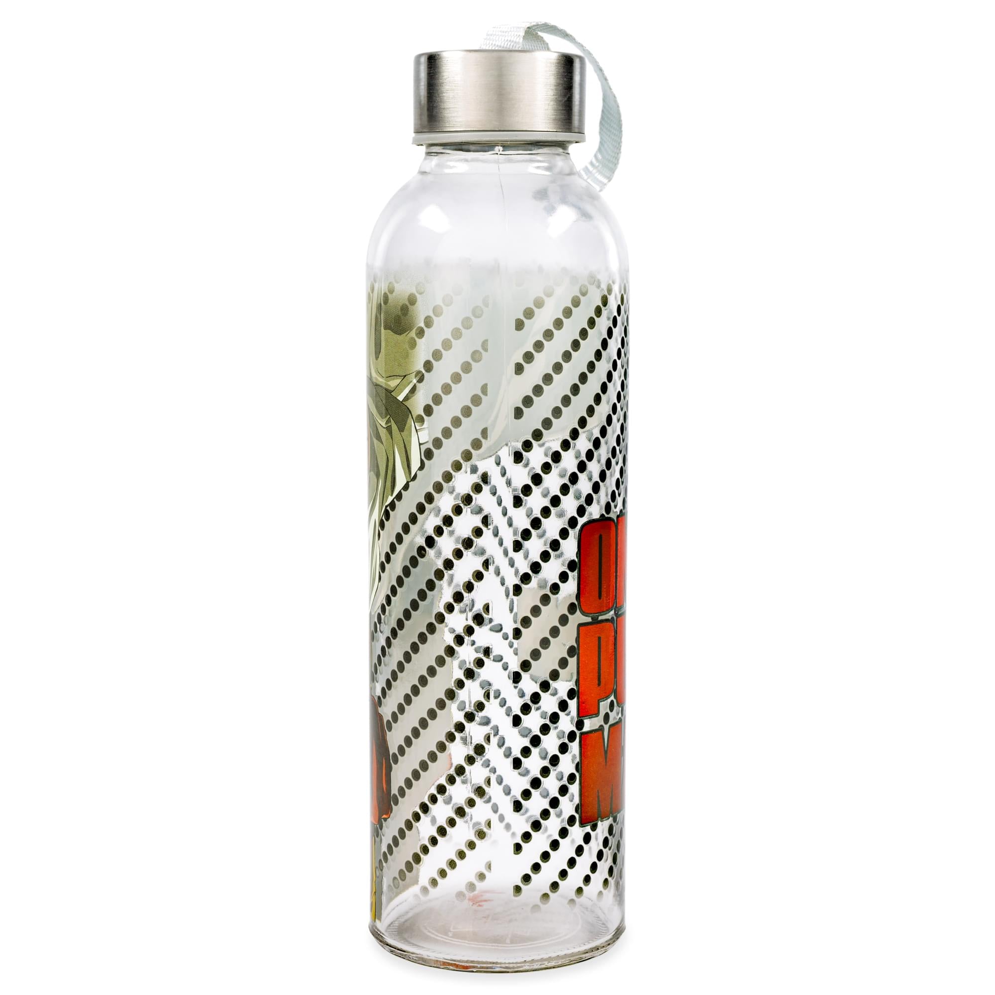 One Punch Man 18oz Glass Water Bottle