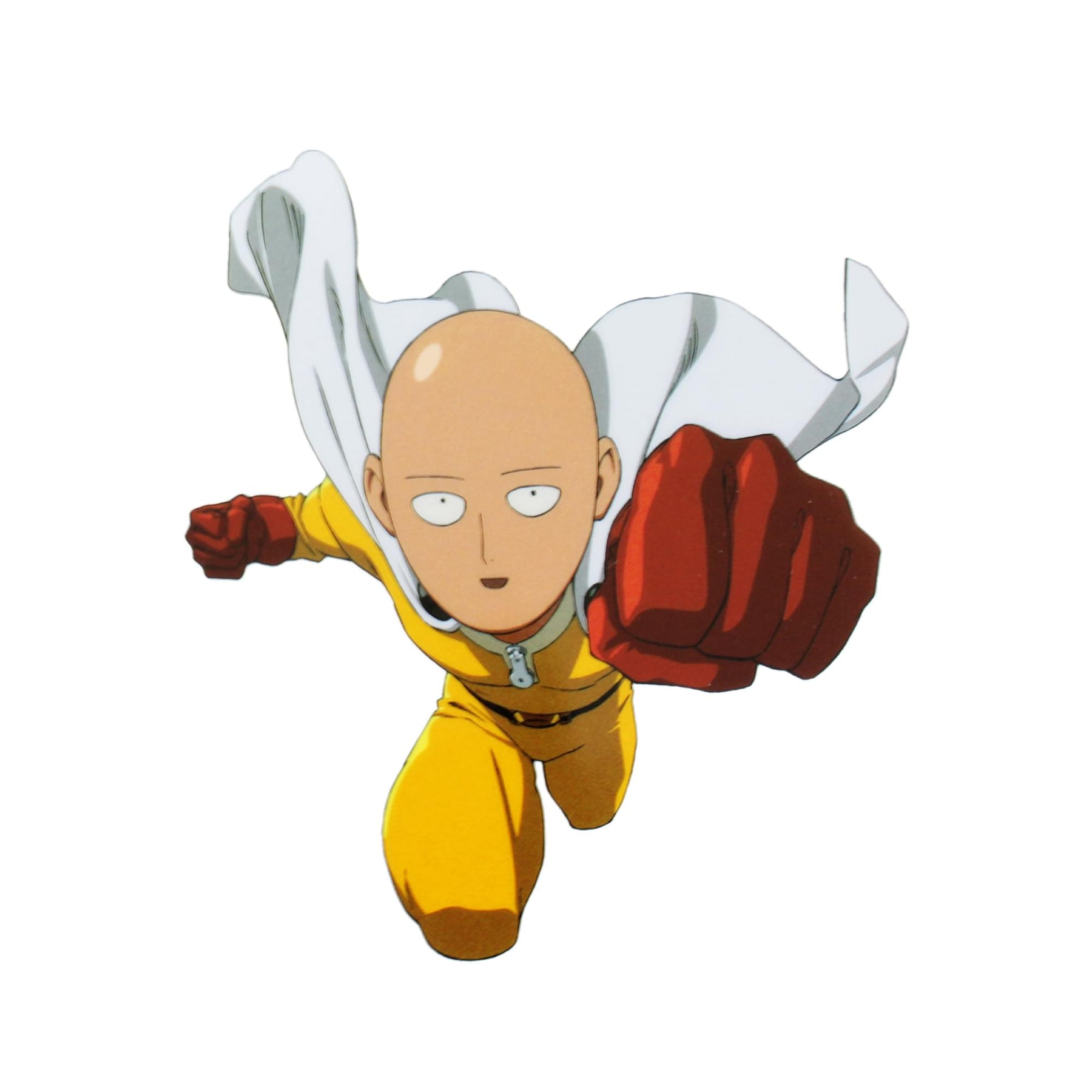 One-Punch Man 45 x 60 Inch Fleece Throw Blanket & Sticker