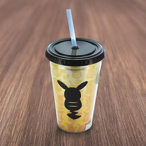 Pokemon Pikachu Silhouette Gold 16oz Carnival Cup