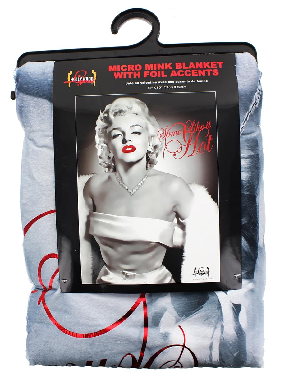 Marilyn Monroe Some Like It Hot Lightweight Fleece Blanket | 45 x 60 Inches
