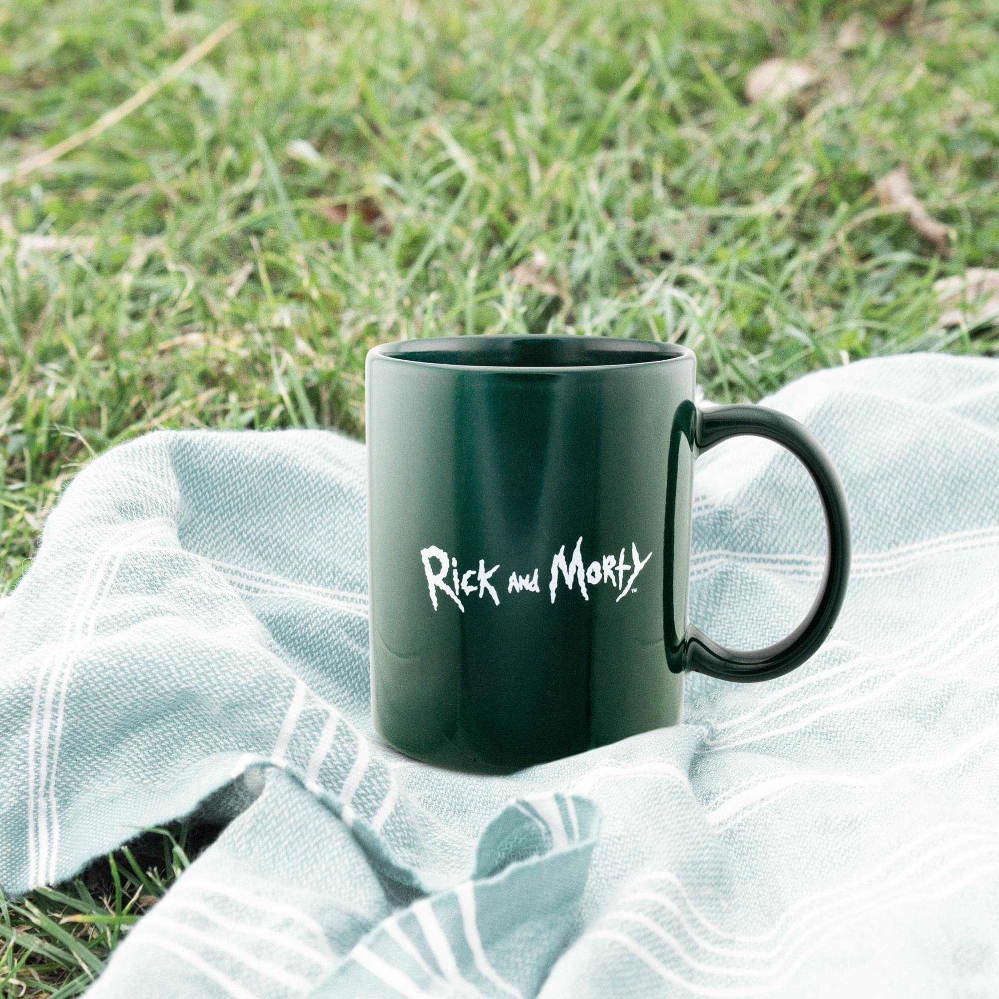 Rick and Morty Pickle Rick 12 Ounce Coffee Mug