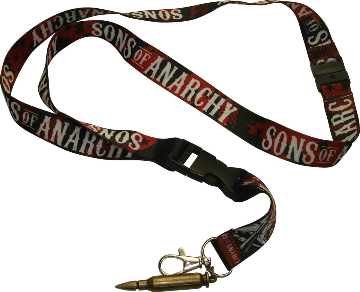Sons of Anarchy Logo Bullet Key Chain Lanyard