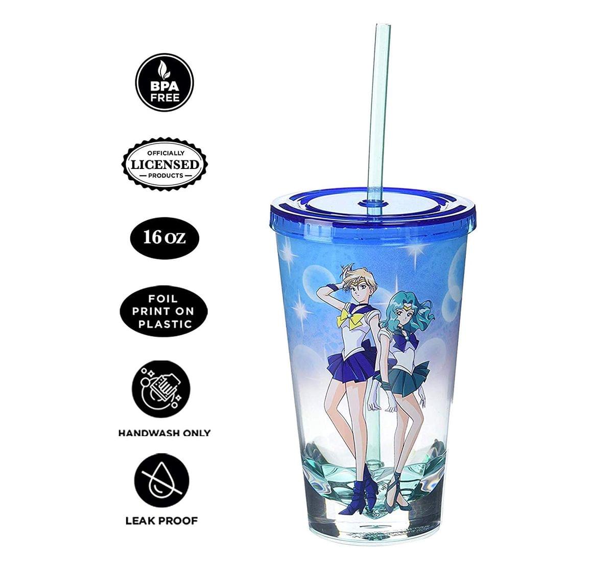 Sailor Moon Uranus & Neptune Acrylic Diamond Bottom 16oz Carnival Cup